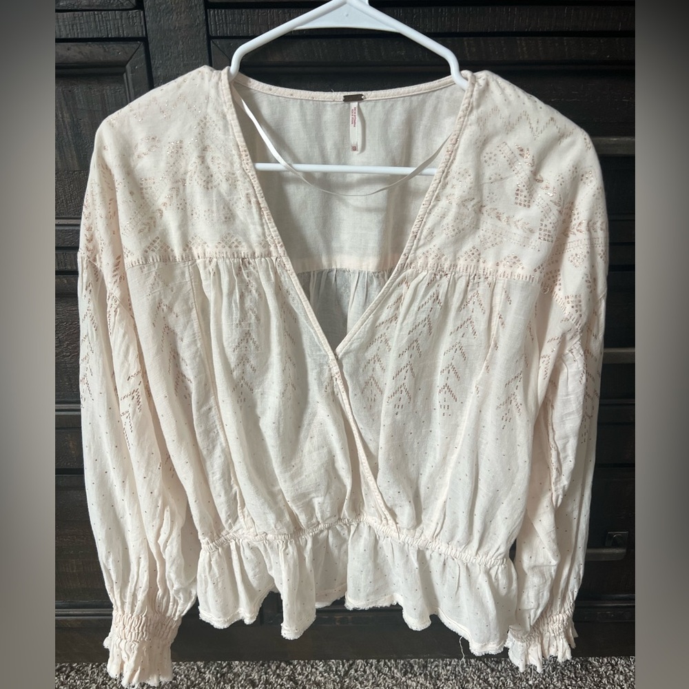 Free People Peasant Top NWOT